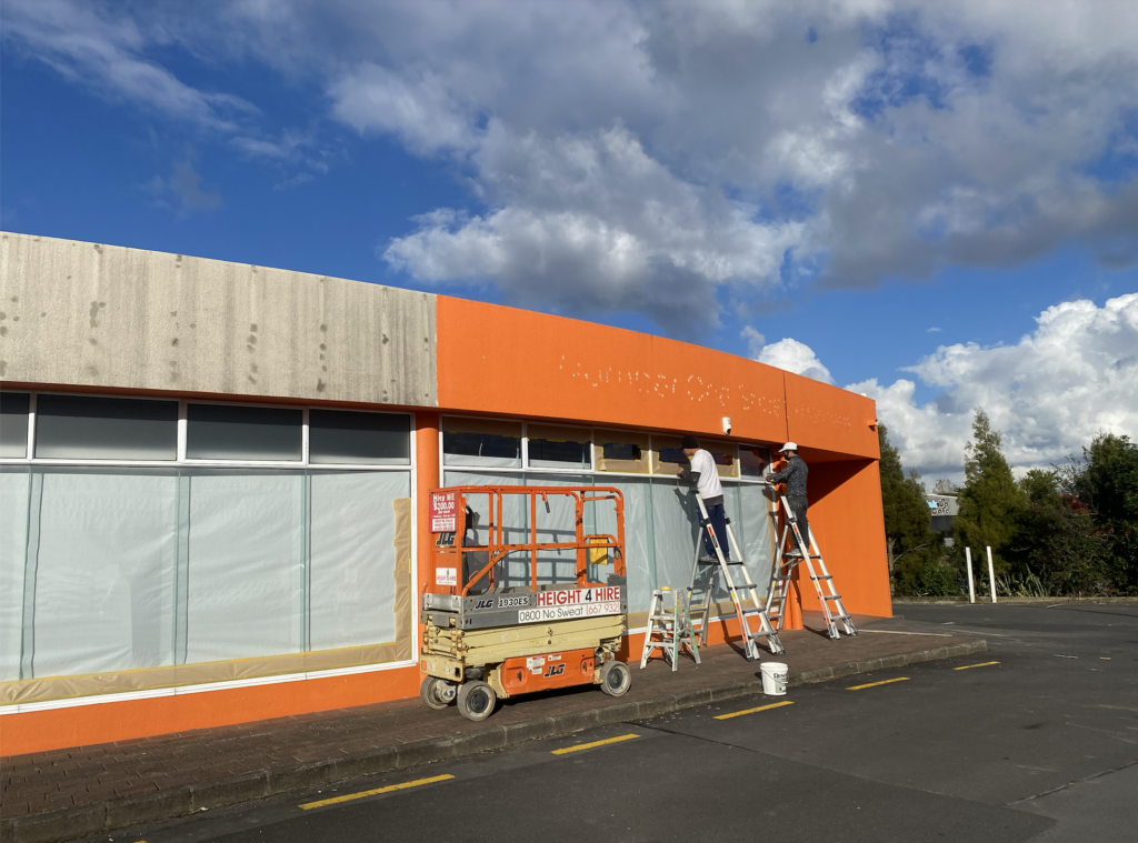 Commercial Painting Services for Shop at Colour House